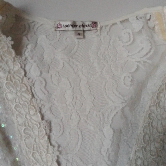 Lace Wedding Dress Formal Size 4 - Picture 11 of 12